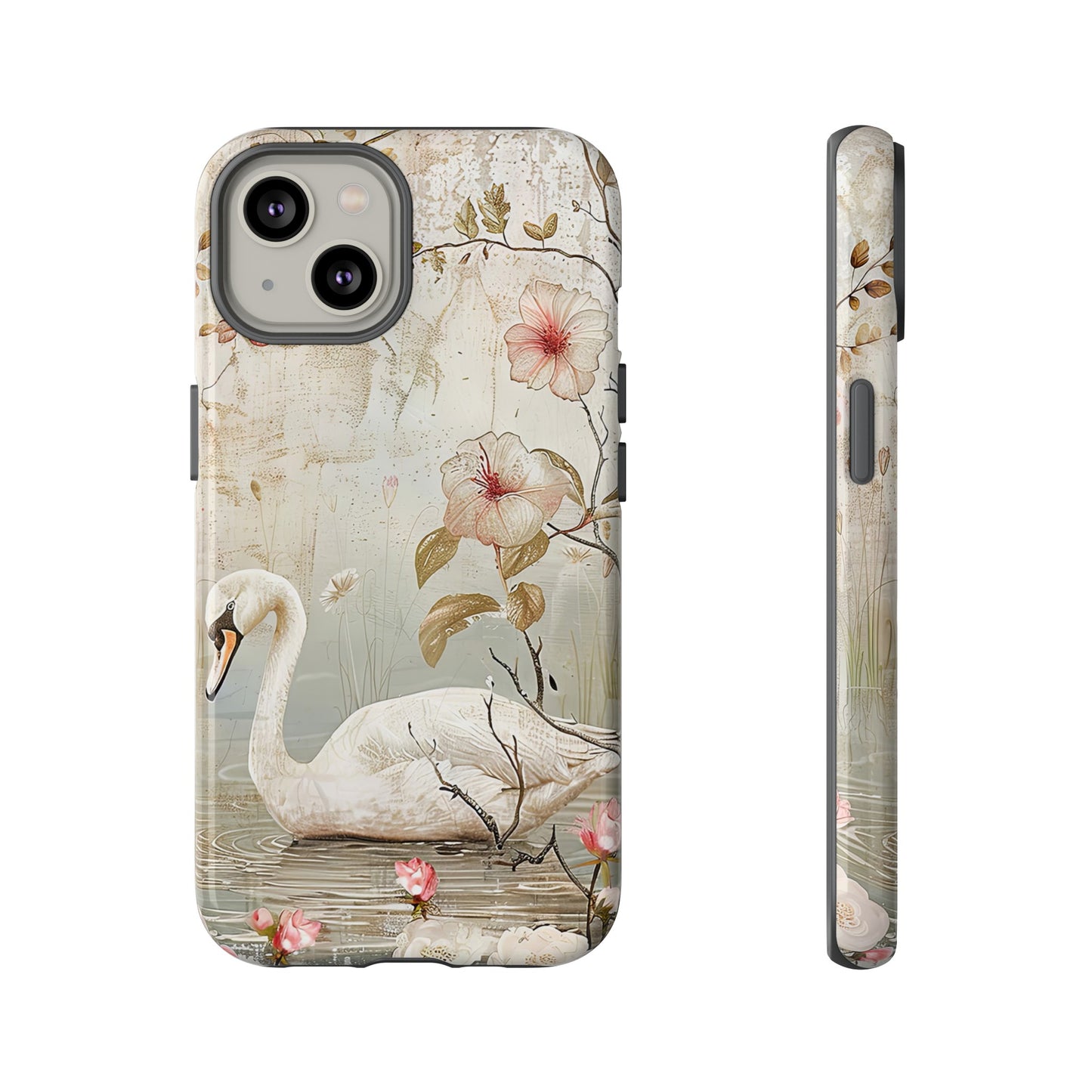 Vintage Swan - iPhone Tough Case