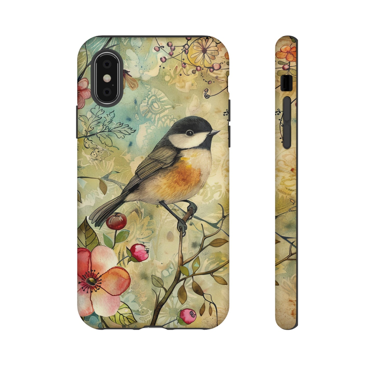 Watercolor Bird - iPhone Tough Case