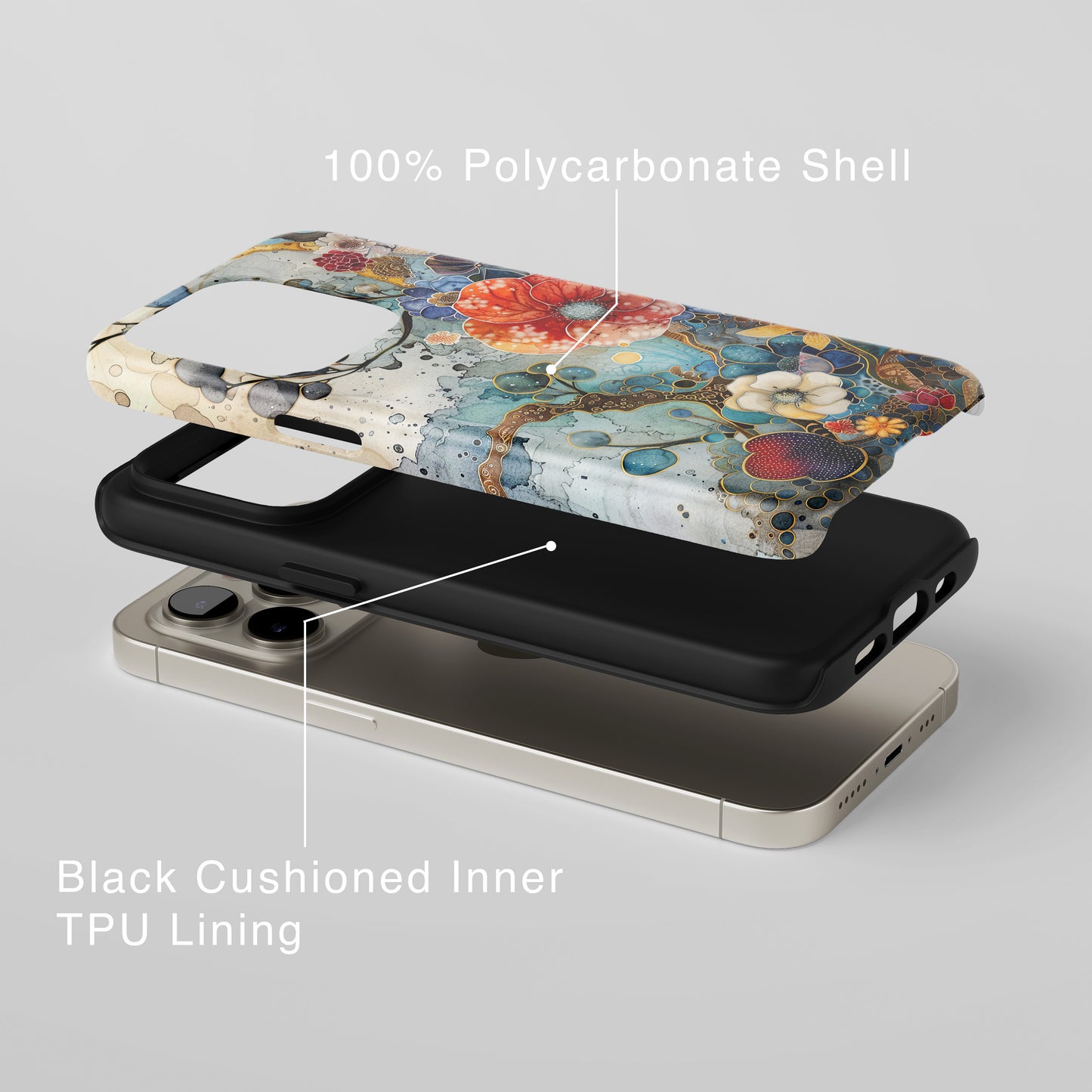 Floral - iPhone Tough Case