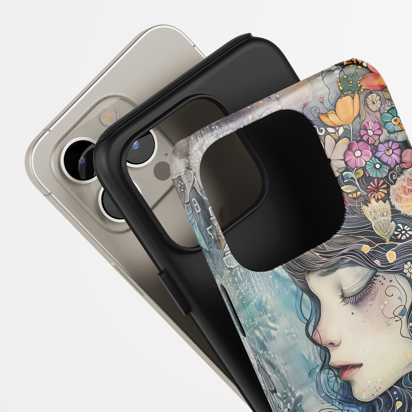 Watercolor Girl - Tough iPhone Case