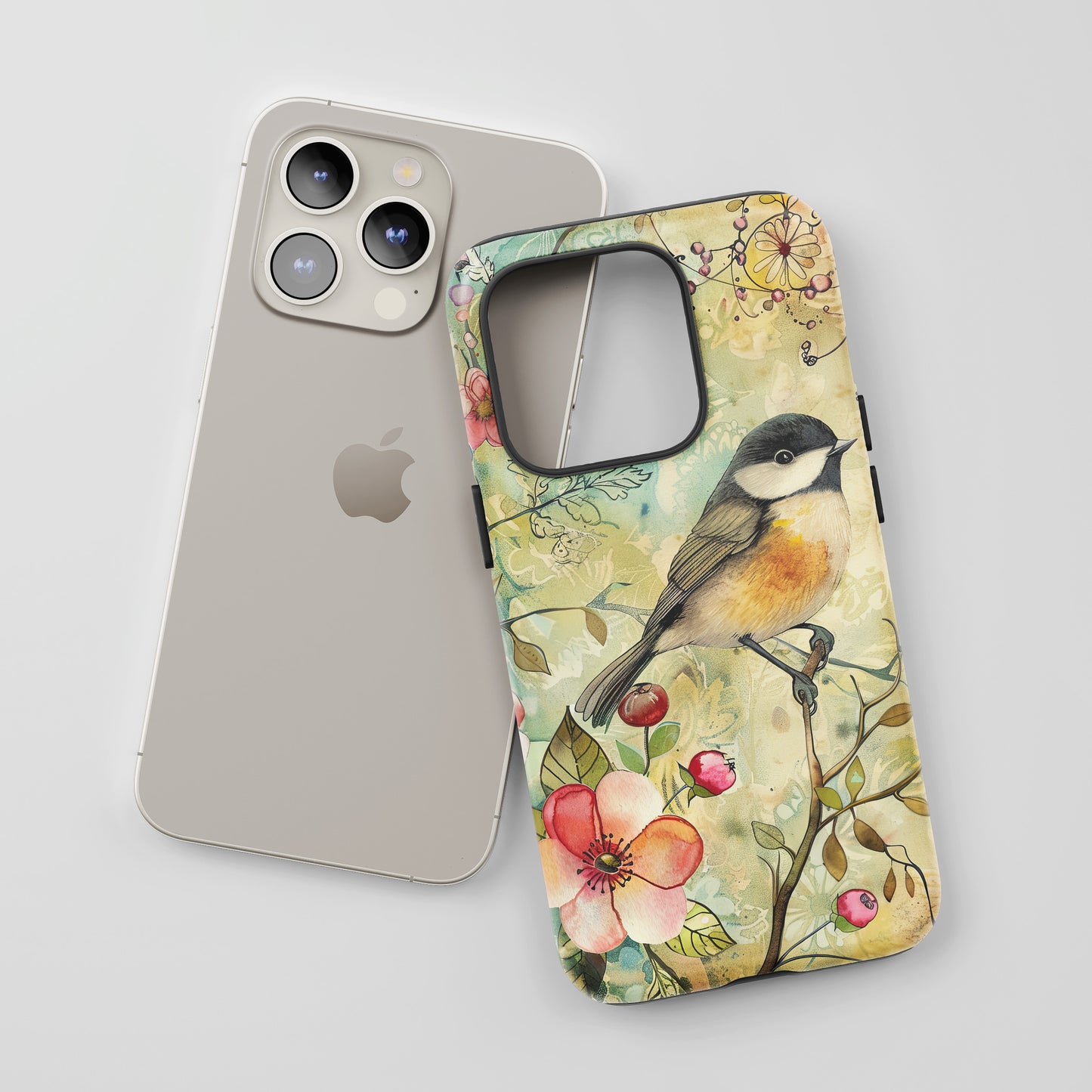 Watercolor Bird - iPhone Tough Case