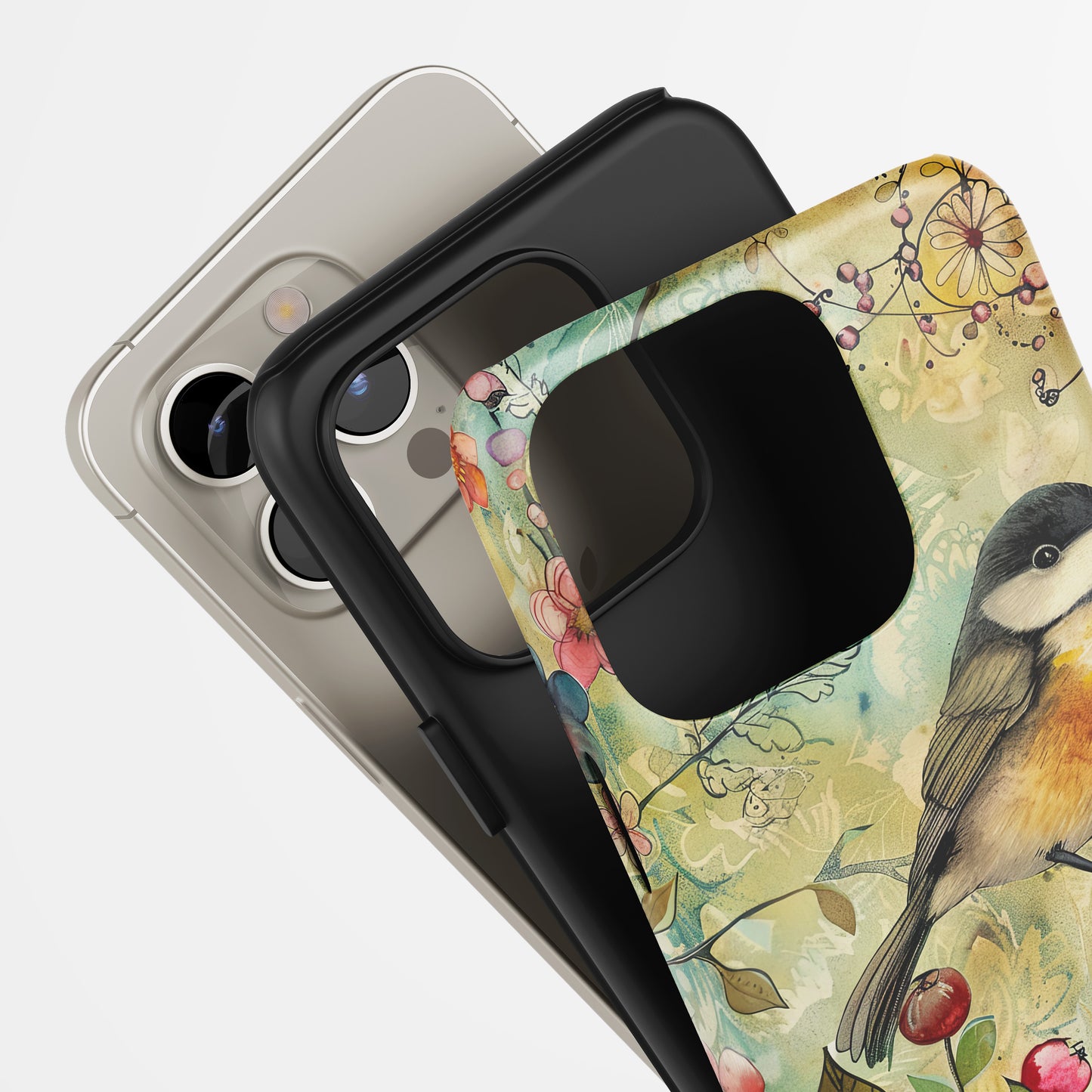 Watercolor Bird - iPhone Tough Case