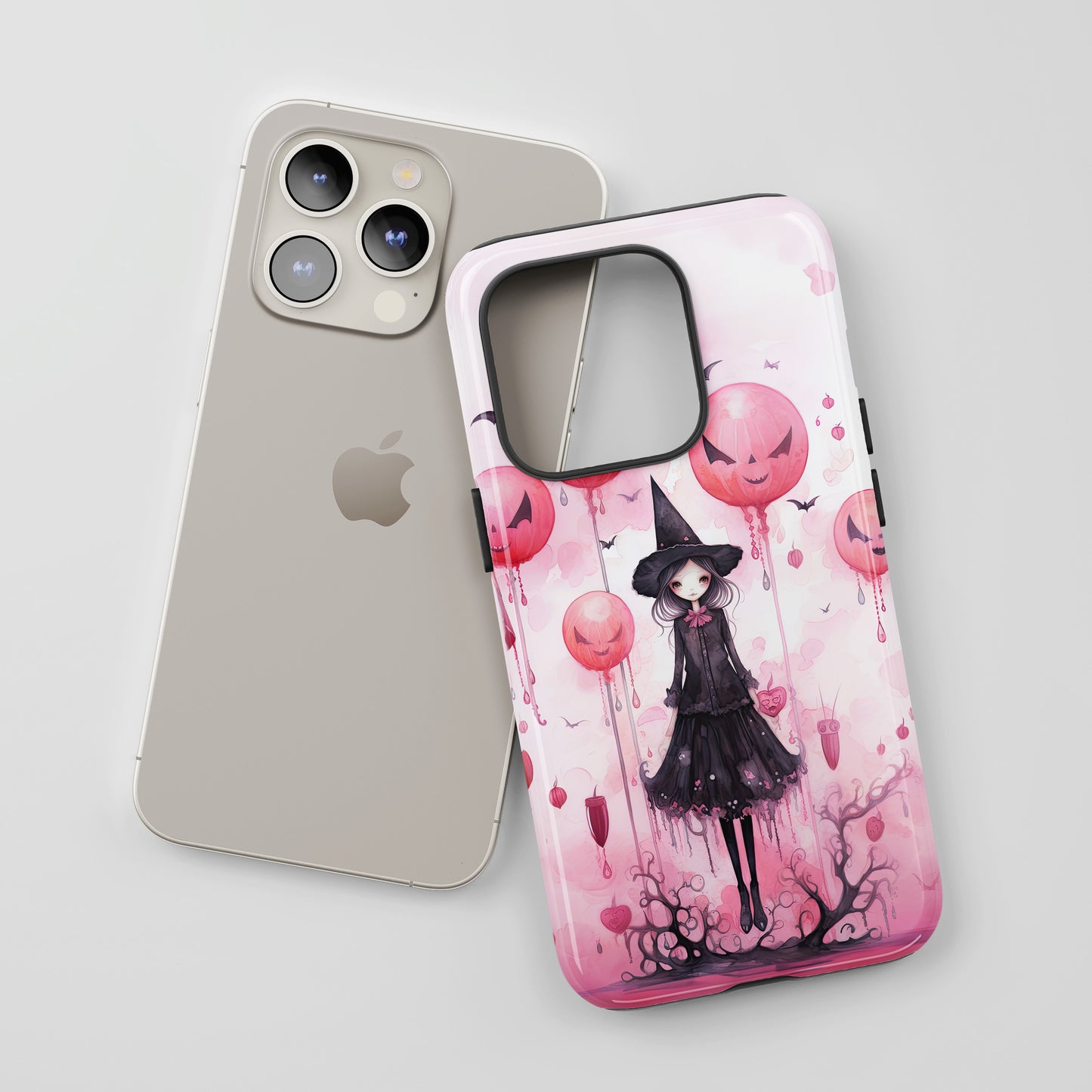 Hot Pink Halloween #2 - iPhone Tough Case