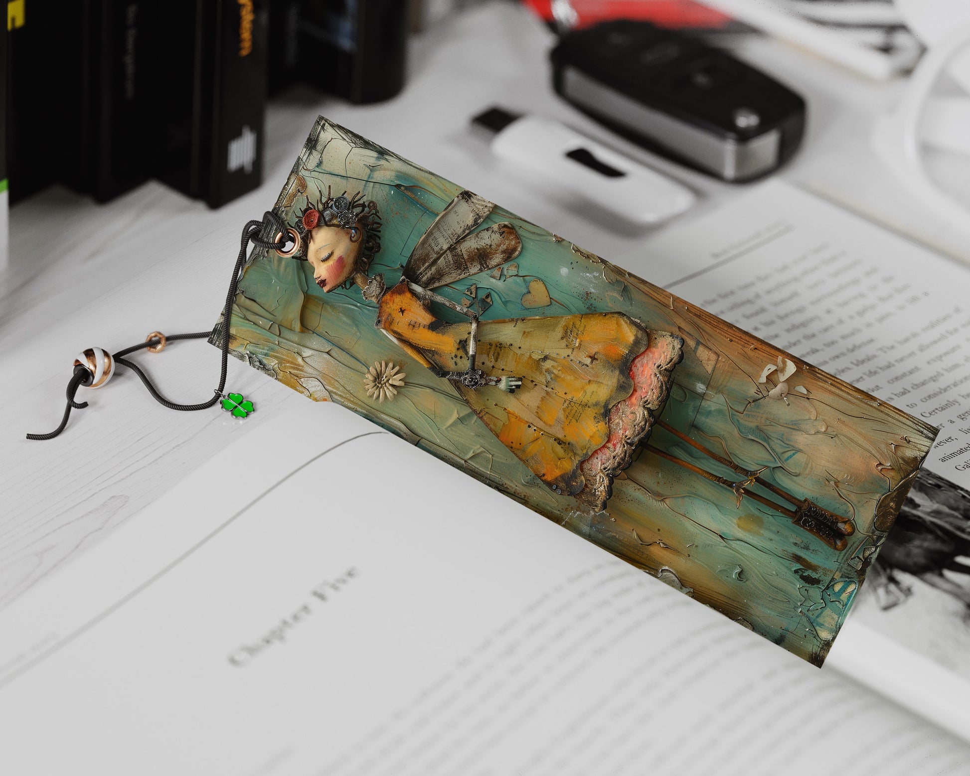 Whimsical & Quirky Printable Bookmarks| Mixed Media Bookmark Sheets| PNG sublimation| Book Lover Gift | Junk Journal Tags | Scrapbook Images