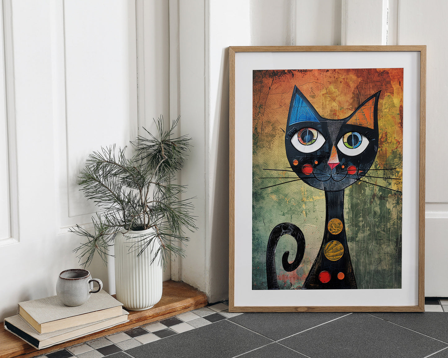 Meow Society Clipart: Quirky Cat Characters | Mixed Media Felines | Junk Journal Art | PNG Bundle| Sublimation files| Digital Illustration