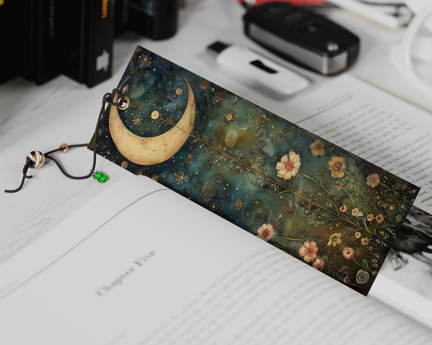 Celestial Dreaming Printable Bookmarks| Dream Themed Bookmarks| 3 JPG Sheets| PNG bookmark sublimation| Whimsical Scrapbooking DIY Gift Idea