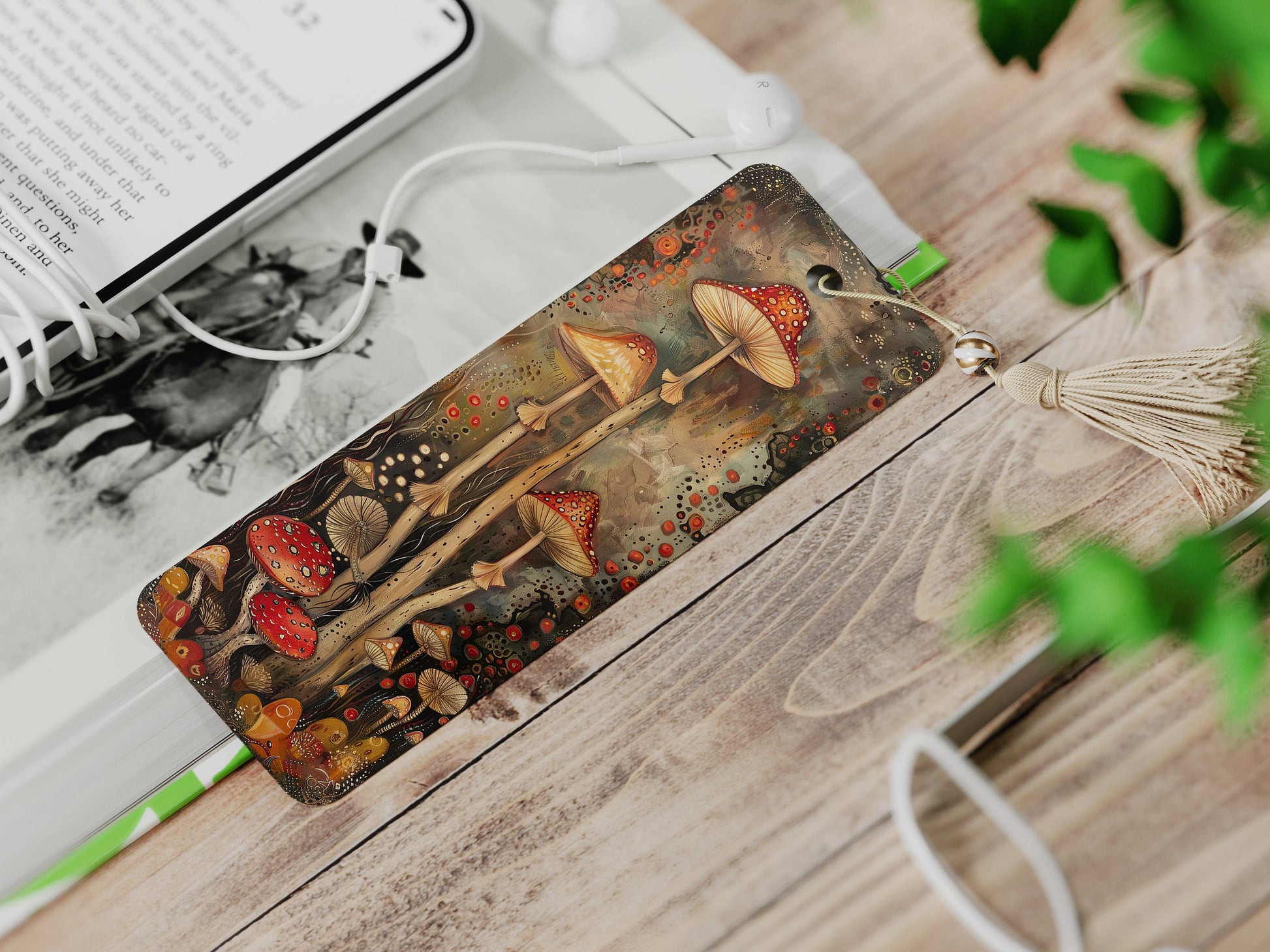 Mushroom Garden Printable Bookmarks| Whimsical Bookmarks| JPG Sheets| PNG bookmark sublimation| Book Lover Gift| Quirky Shrooms & Flowers|