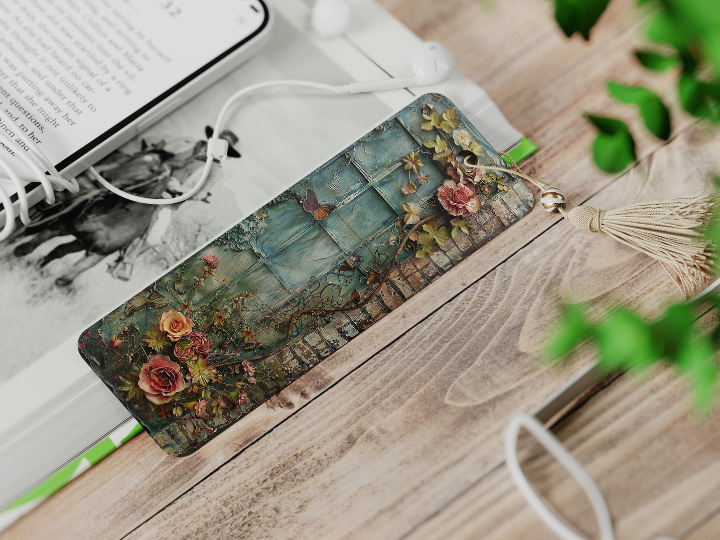 Vintage Whimsy Printable Bookmarks | Digital Download JPG Bookmark Set| PNG sublimation| Quirky Victorian Fussy Cuts DIY Craft Gift, Flowers