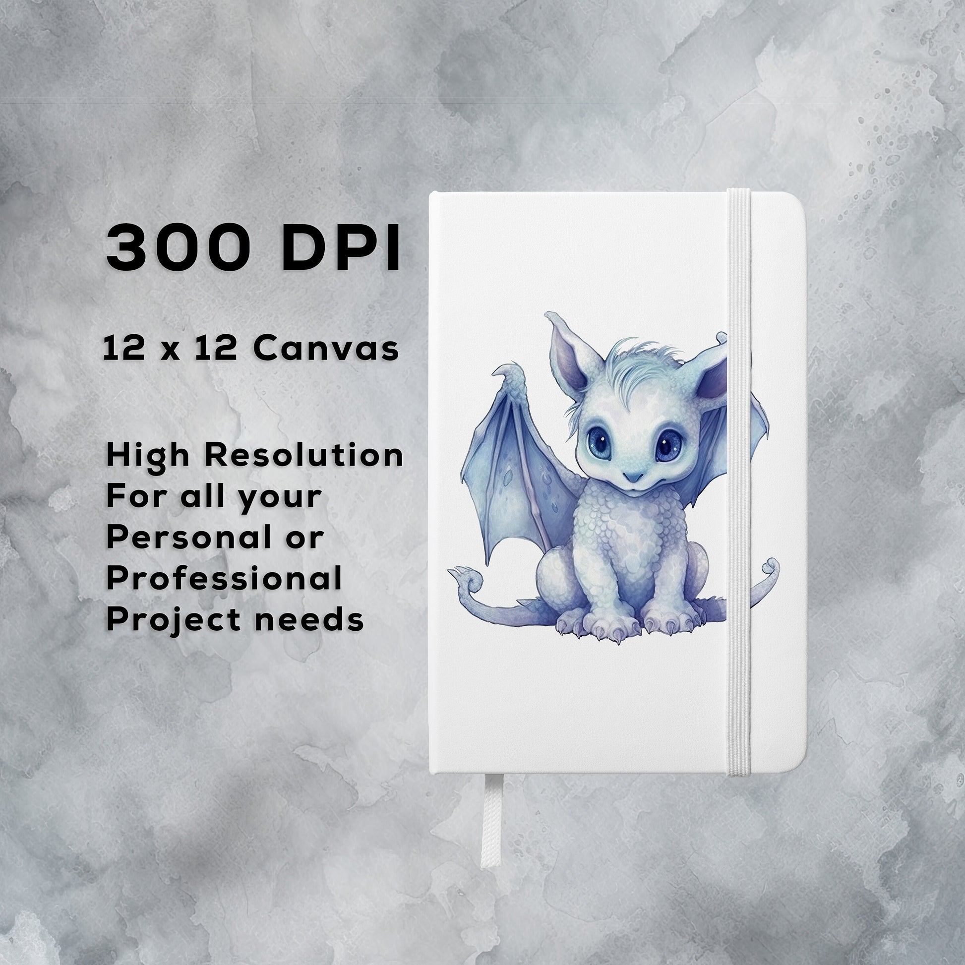 Watercolour Colourful Fantasy Dragon Clipart - Rainbow PNG Digital Downloads for Card Making, Scrapbook, Junk Journal, Paper Crafts