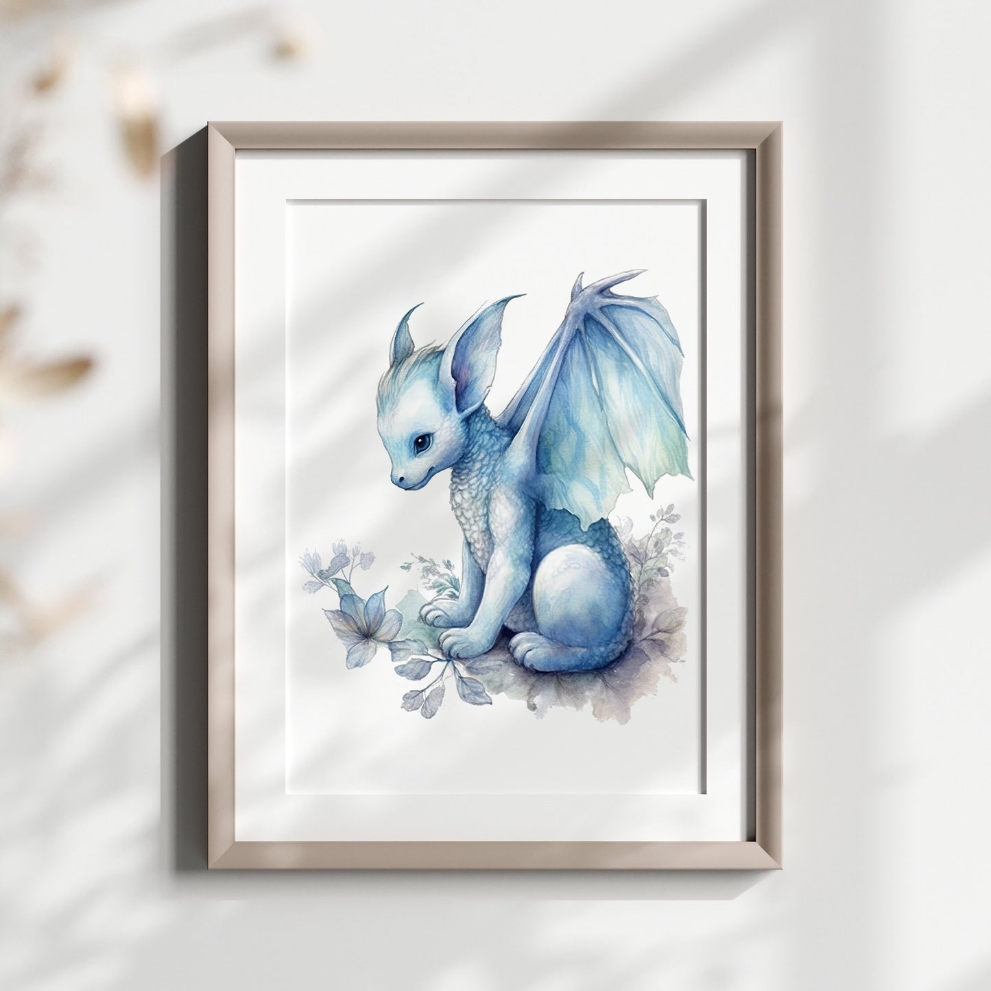 Watercolour Colourful Fantasy Dragon Clipart - Rainbow PNG Digital Downloads for Card Making, Scrapbook, Junk Journal, Paper Crafts