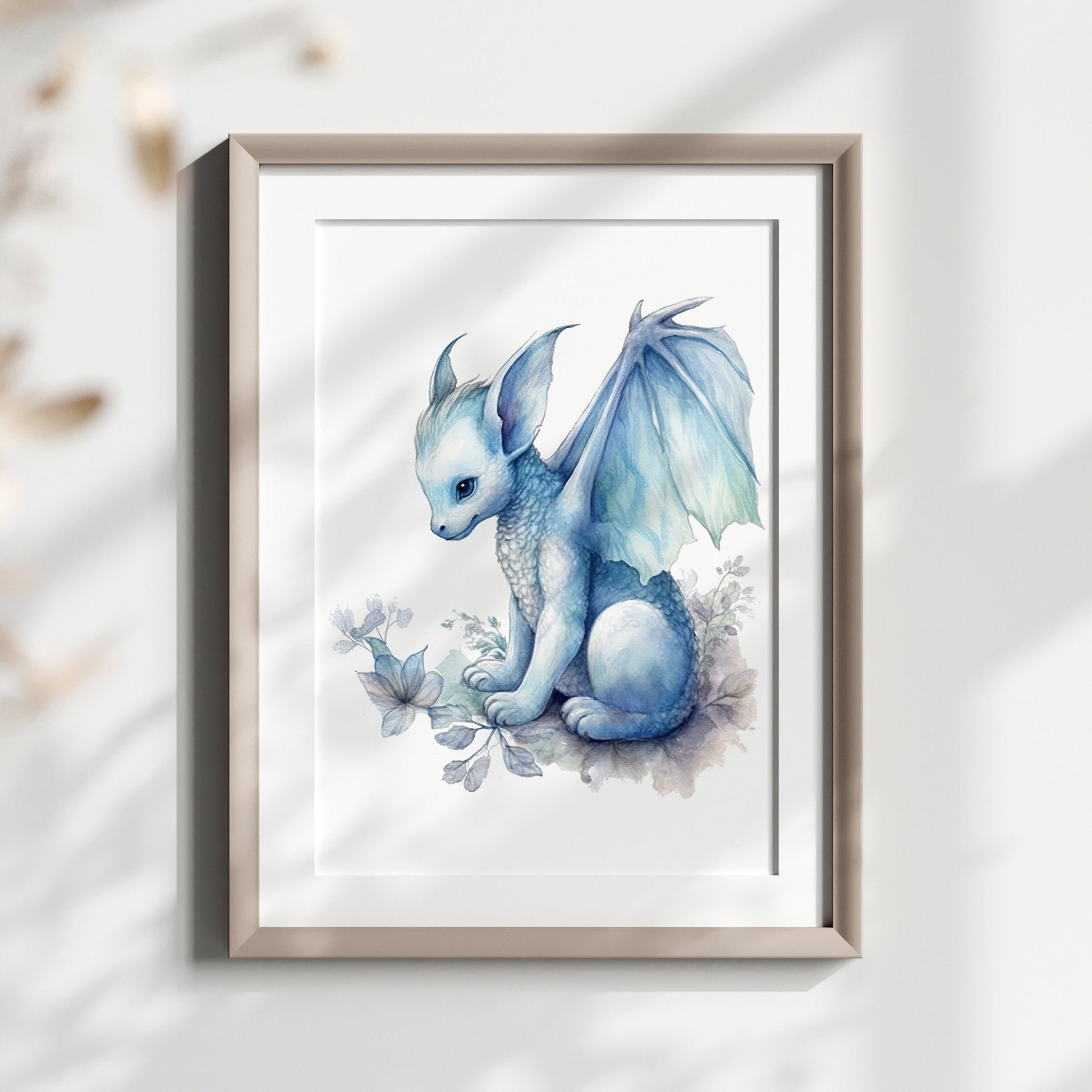 Watercolour Colourful Fantasy Dragon Clipart - Rainbow PNG Digital Downloads for Card Making, Scrapbook, Junk Journal, Paper Crafts