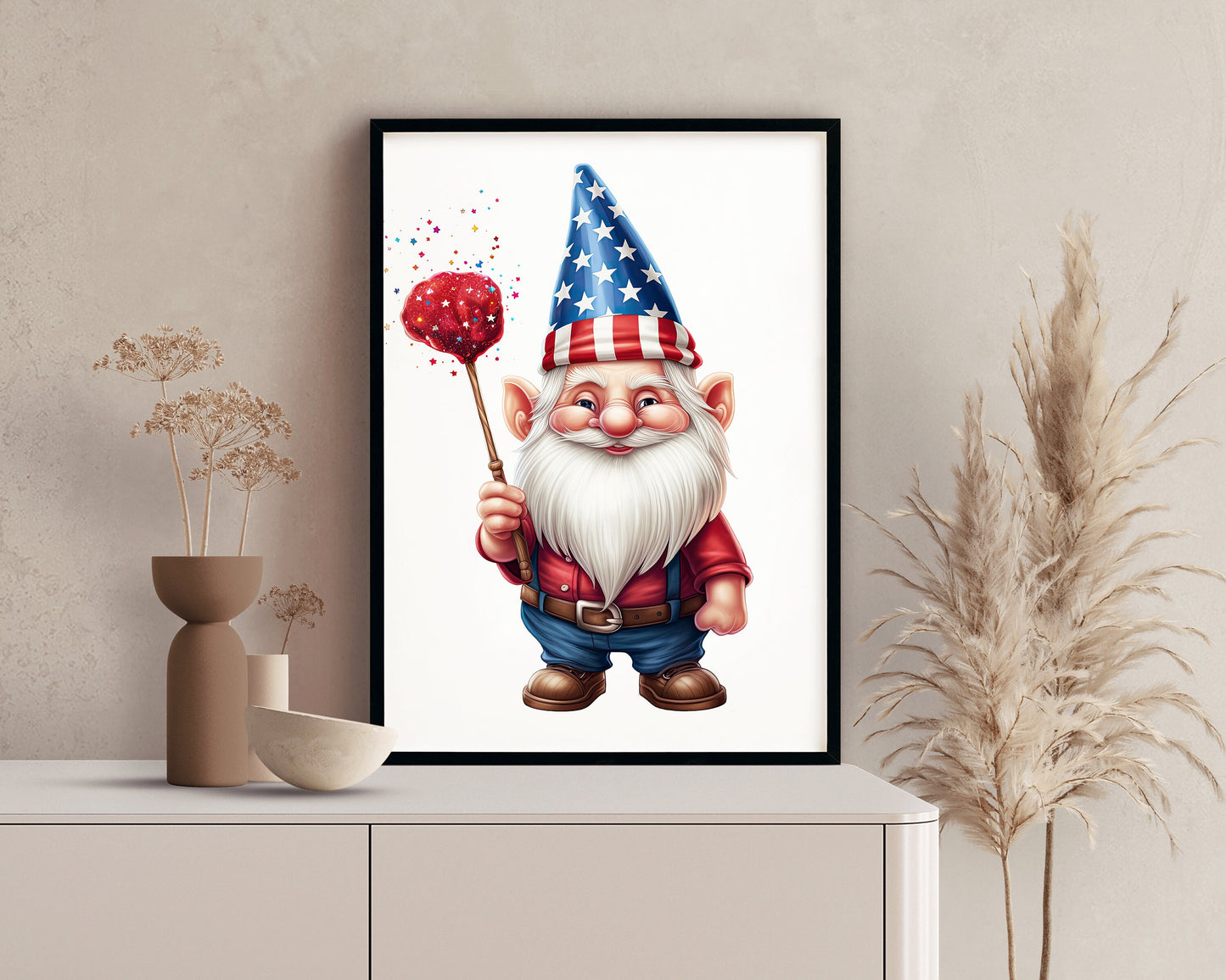 Gnome 4th of July Clipart| Gnomes PNG SVG| Instant Download| Independence Day Sublimation| USA png| America Gnomes| Stickers Gnome Graphics