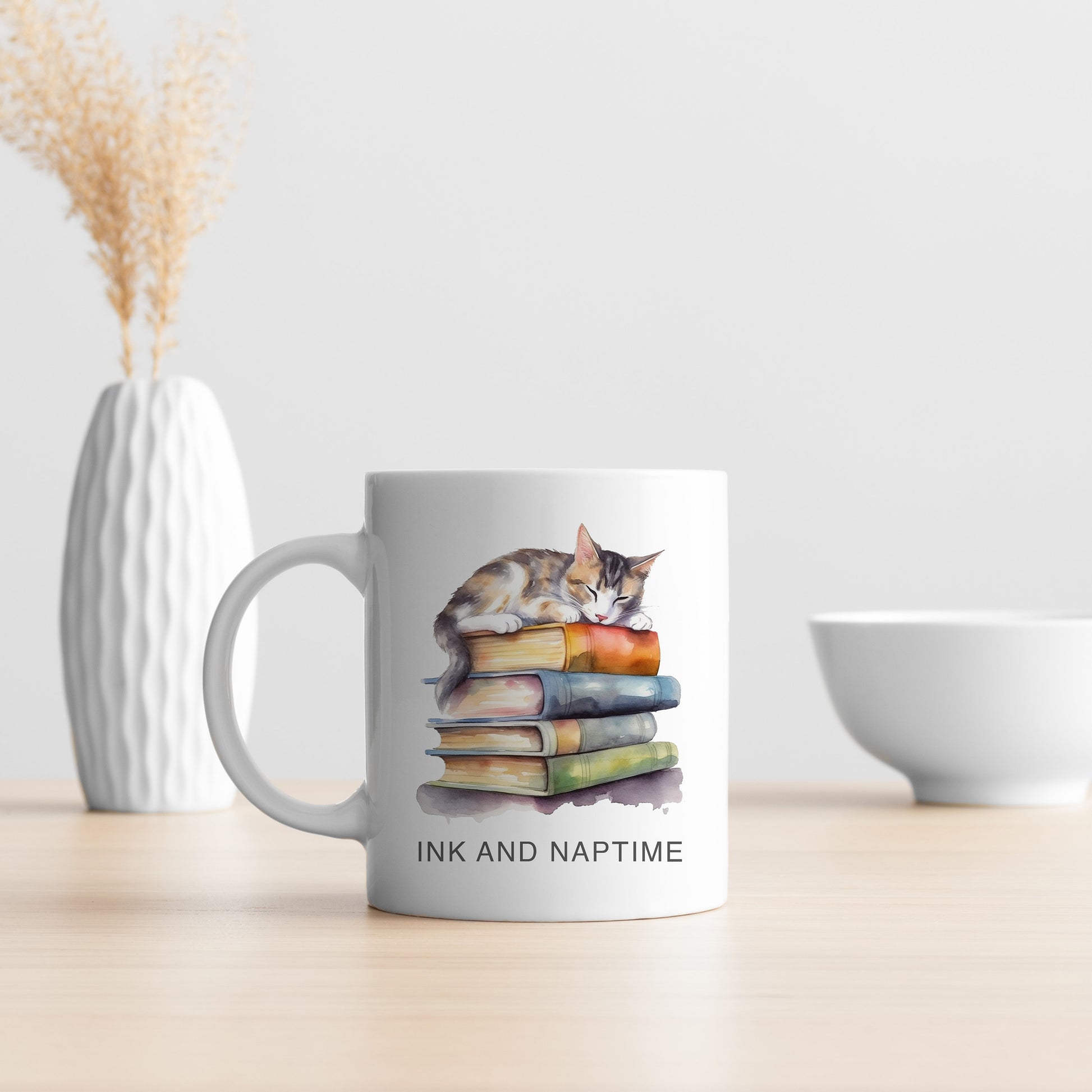 Bookworm Reading Watercolor Clipart, Cats, Fantasy, Favourite Place, Books Bundle PNG, Book Reading, Instant Download, Commercial Use