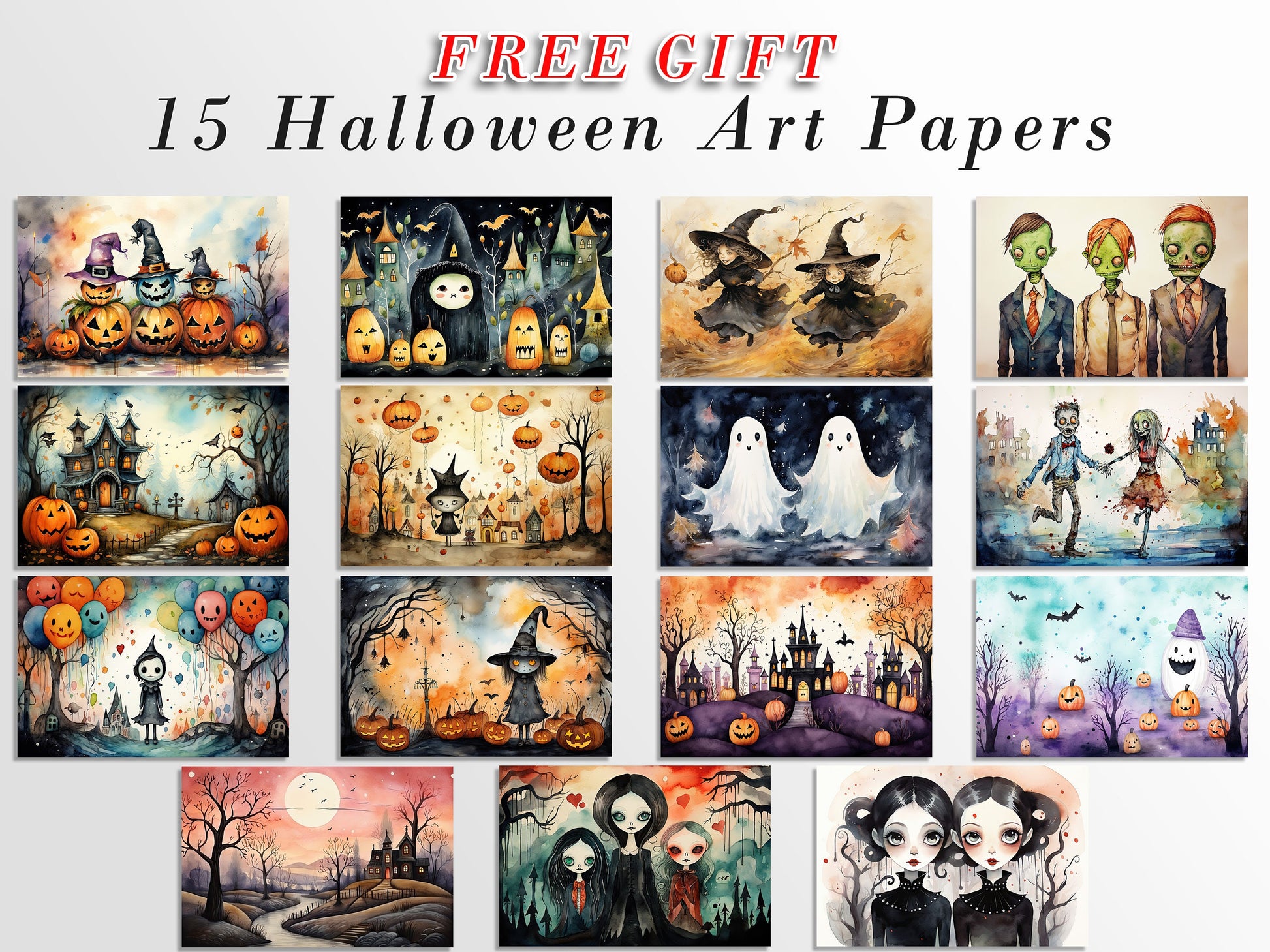 Cute Halloween Clipart Mega Bundle: Halloween Art for Crafts and Decor | PNG Bundle | Digital Download | Sublimation Designs | Whimsical Fun