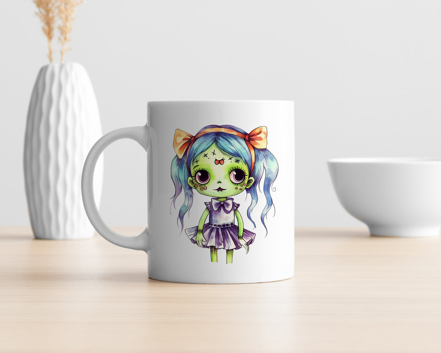 Cute Halloween Zombies Clipart: Halloween Art for Crafts and Decor | PNG Bundle | Digital Download | Sublimation Designs | Whimsical