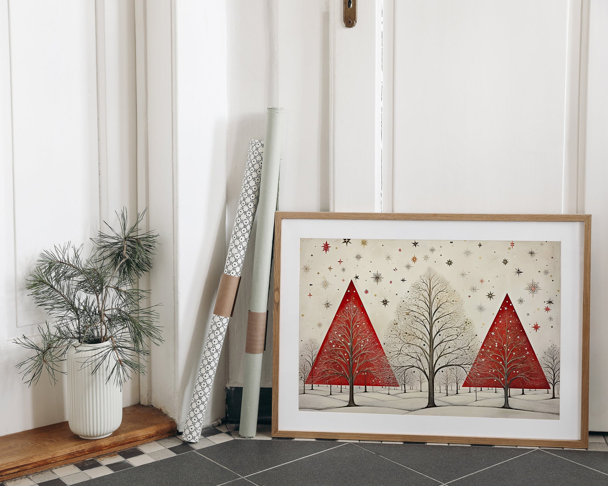 20 Whimsical Christmas Printable Art Pages| Digital Download JPG Paper Set| PNG sublimation| Whimsical Digital Paper | Retro Santa Claus