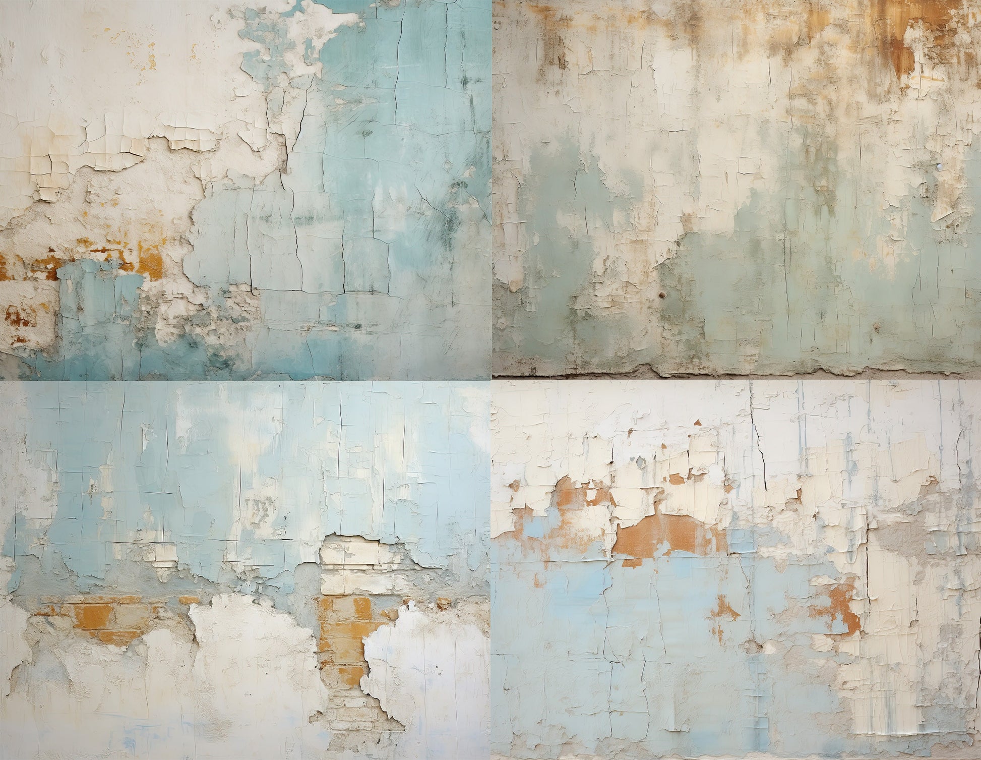 Old Walls - Part1, Commercial Use, Junk Journal, distressed vintage wall backgrounds, Printable Wall Textures, PNGs, Digital Download