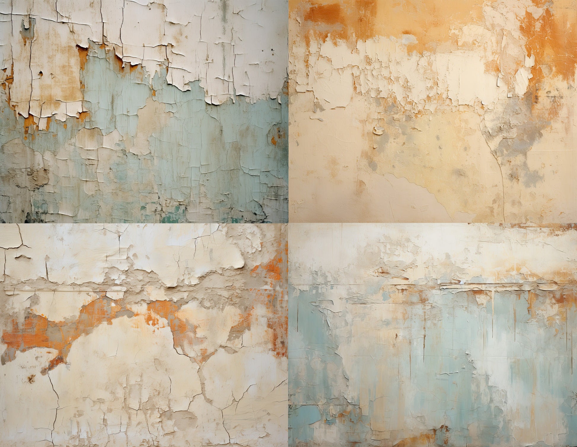 Old Walls - Part1, Commercial Use, Junk Journal, distressed vintage wall backgrounds, Printable Wall Textures, PNGs, Digital Download