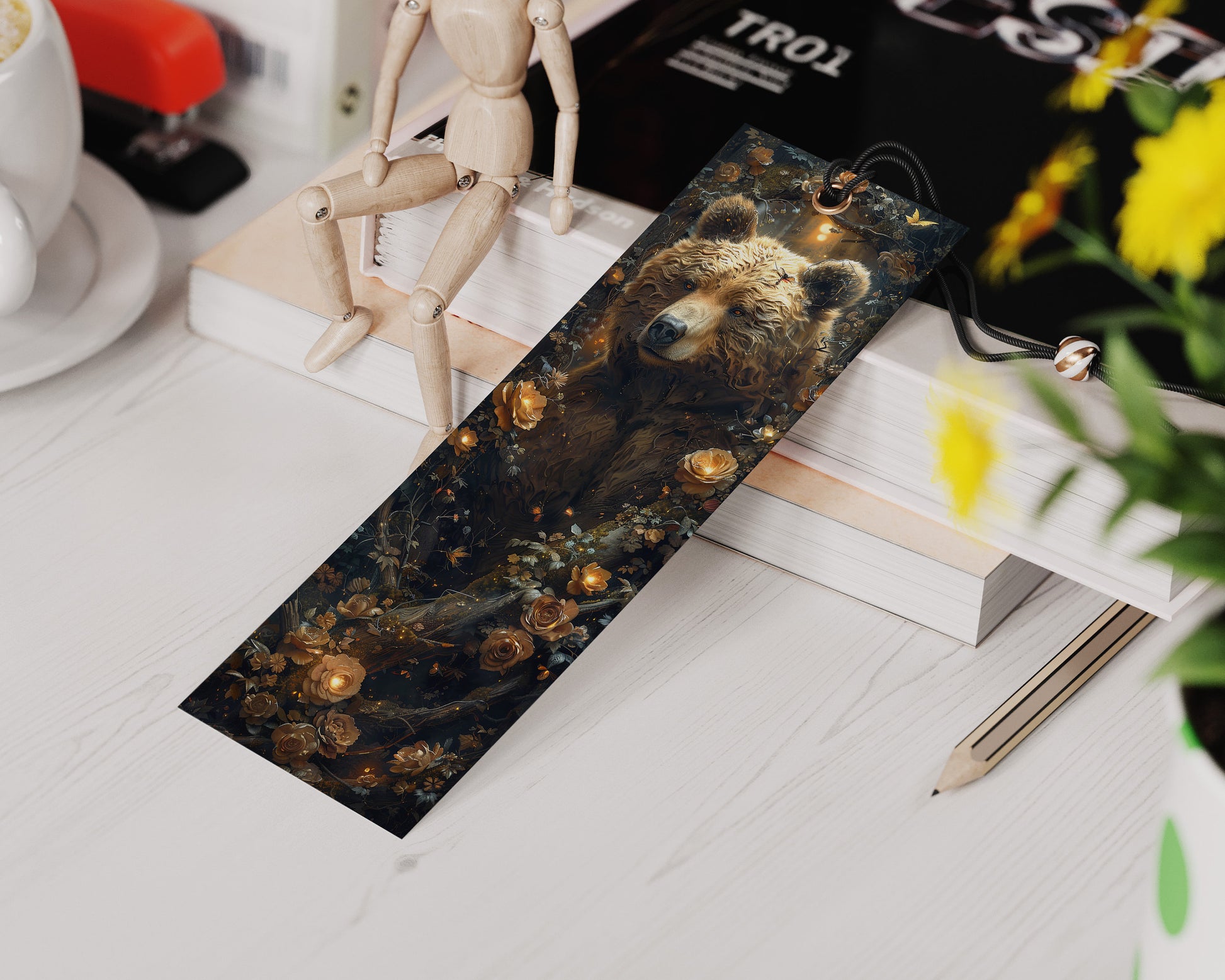 15 Twisted Forest Printable Bookmarks| Quirky Animal Bookmark Sheets| PNG bookmark sublimation| Whimsical Creatures Digital Bookmarks