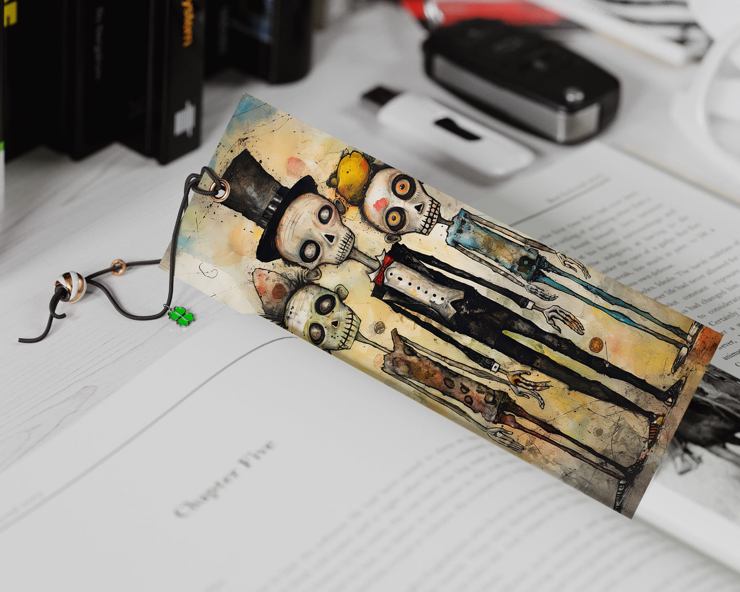 10 Quirky Zombies Printable Bookmarks | Digital Download JPG Bookmark Set| PNG bookmark sublimation | Halloween bookmark set | Fussy Cuts